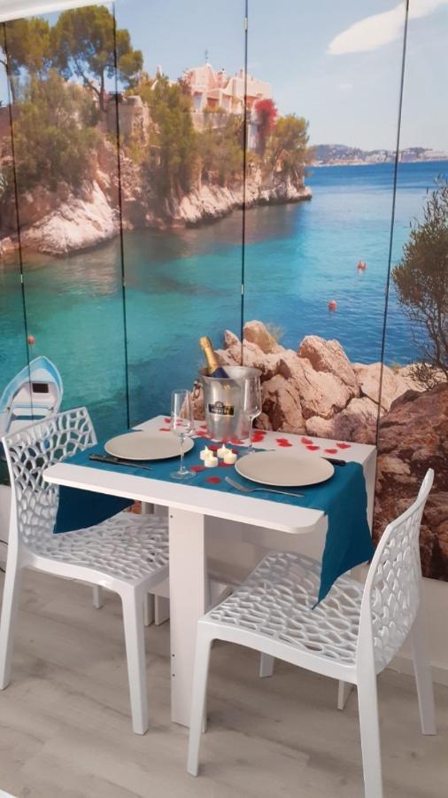 Le Bijou avec Jacuzzi et Sauna, Terrasse plein sud, Wifi, Clim, Parking Privatif Bandol Extérieur photo