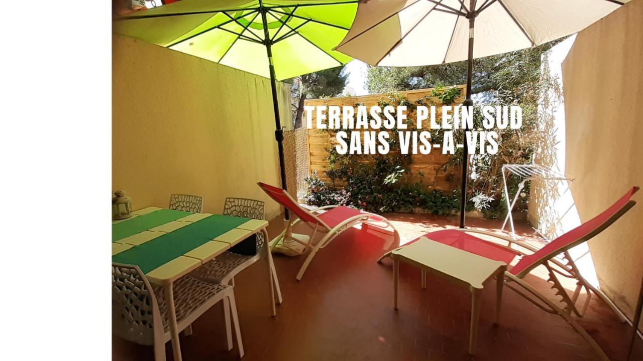 Le Bijou avec Jacuzzi et Sauna, Terrasse plein sud, Wifi, Clim, Parking Privatif Bandol Extérieur photo
